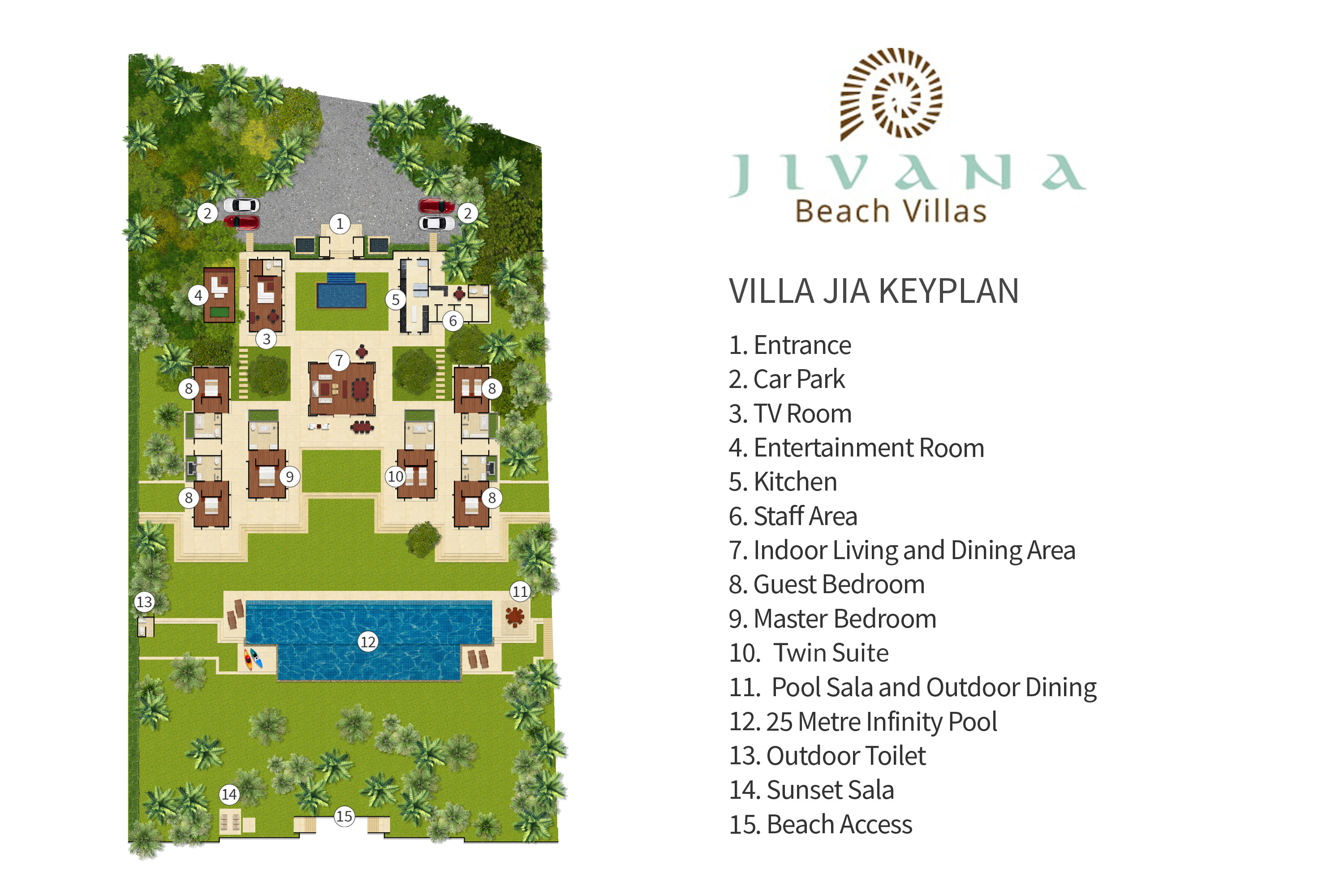 Jivana Beach Villas - Villa Jia